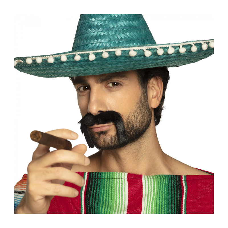 Knír mexický černý Knír mexický černý